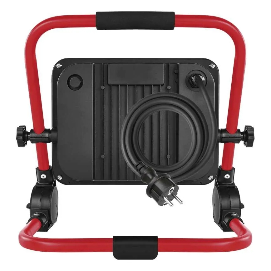 LED-Strahler mit Stativ ELION LED/100W/230V 4000K IP65 rot/schwarz