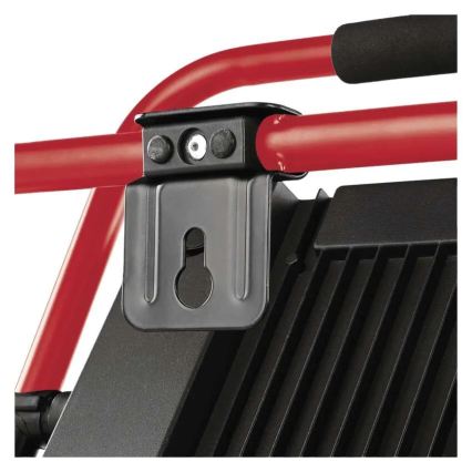 LED-Strahler mit Stativ ELION LED/100W/230V 4000K IP65 rot/schwarz