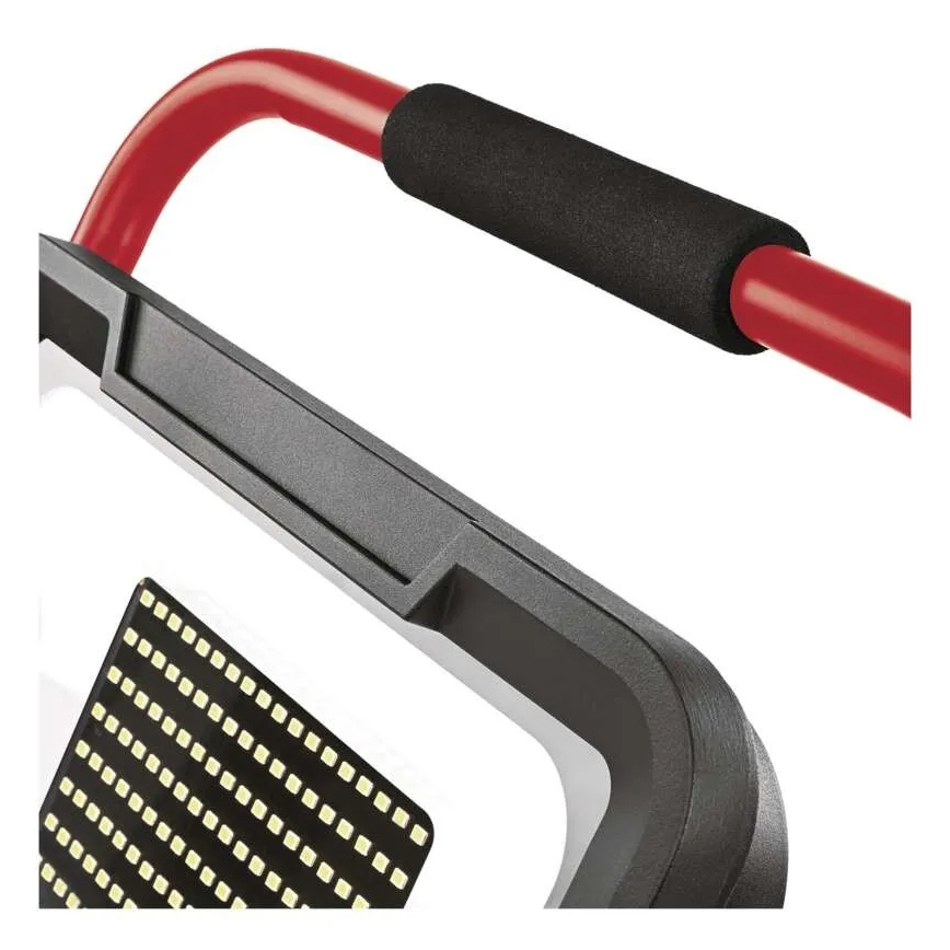 LED-Strahler mit Stativ ELION LED/100W/230V 4000K IP65 rot/schwarz