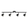 LED-Strahler RAWI 4xLED/4,2W/230V schwarz