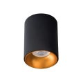 LED Strahler RITI 1xGU10/10W/230V schwarz/golden