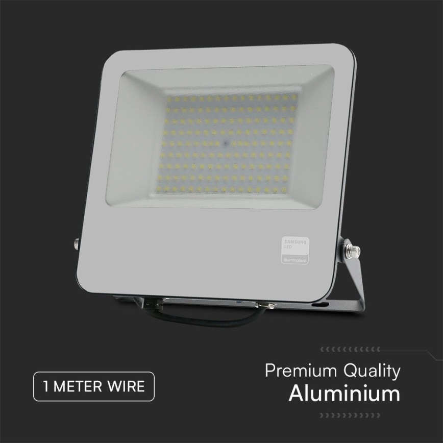 LED-Strahler SAMSUNG CHIP LED/100W/230V 6400K IP65 schwarz