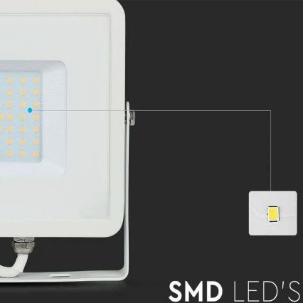 LED-Strahler SAMSUNG CHIP LED/50W/230V 4000K IP65 weiß