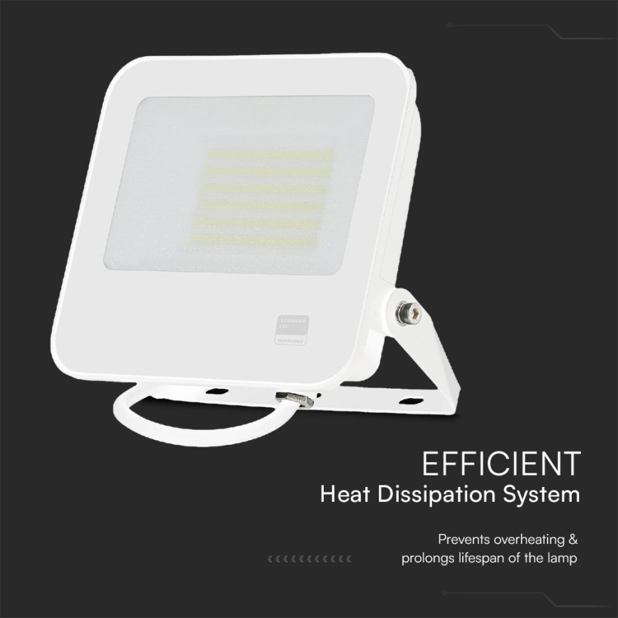 LED-Strahler SAMSUNG CHIP LED/50W/230V 4000K IP65 weiß