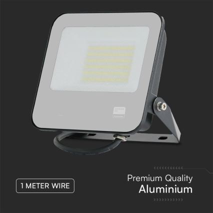 LED-Strahler SAMSUNG CHIP LED/50W/230V 6500K IP65 schwarz