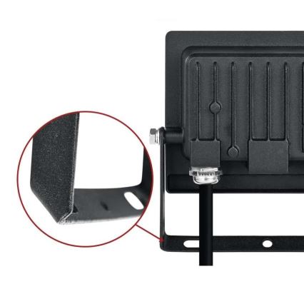 LED-Strahler TAMBO EVO, 20 W, 230 V, 4000 K, IP65, schwarz
