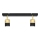LED-Strahler TUBSSON 2xGU10/4,8W/230V schwarz/golden