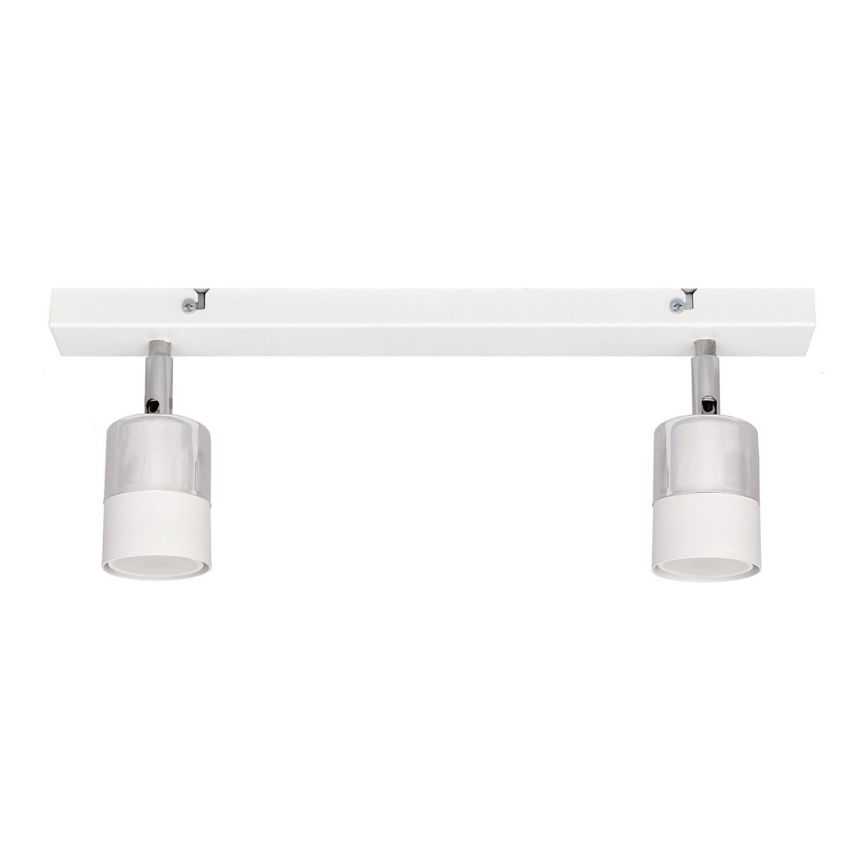 LED-Strahler TUBSSON 2xGU10/4,8W/230V weiß/glänzendes Chrom