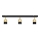 LED-Strahler TUBSSON 3xGU10/4,8W/230V schwarz/golden