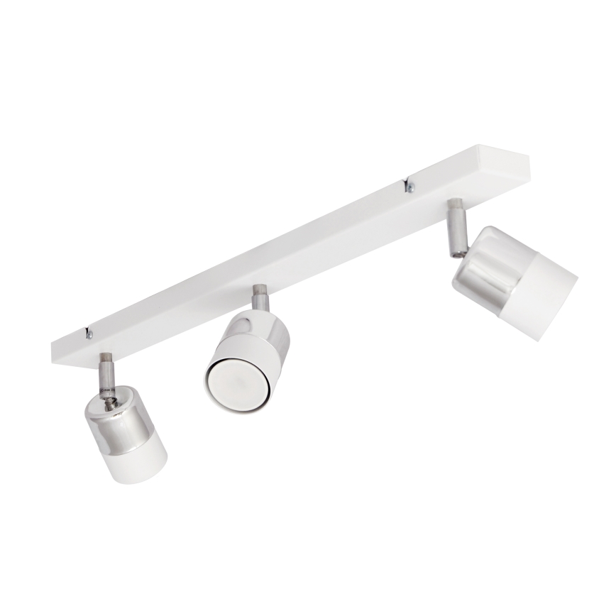 LED-Strahler TUBSSON 3xGU10/4,8W/230V weiß/glänzendes Chrom