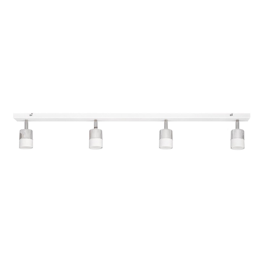 LED-Strahler TUBSSON 4xGU10/4,8W/230V weiß/glänzendes Chrom