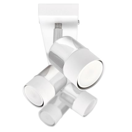 LED-Strahler TUBSSON 4xGU10/4,8W/230V weiß/glänzendes Chrom