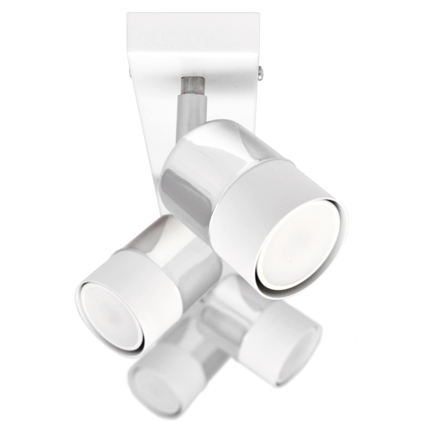LED-Strahler TUBSSON 4xGU10/4,8W/230V weiß/glänzendes Chrom