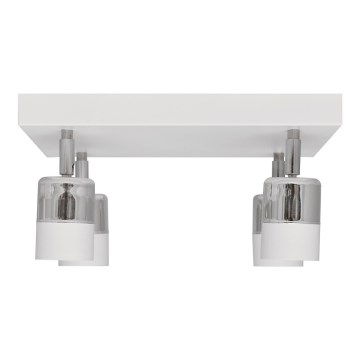 LED-Strahler TUBSSON 4xGU10/4,8W/230V weiß/glänzendes Chrom