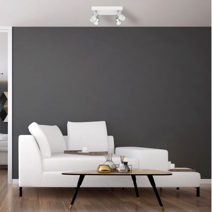 LED-Strahler TUBSSON 4xGU10/4,8W/230V weiß/glänzendes Chrom