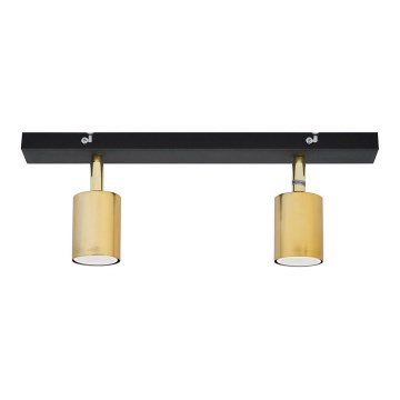 LED Strahler TUNE 2xGU10/4,8W/230V golden/schwarz