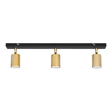 LED Strahler TUNE 3xGU10/4,8W/230V golden/schwarz