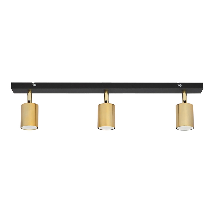 LED Strahler TUNE 3xGU10/4,8W/230V golden/schwarz