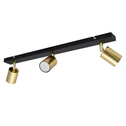 LED Strahler TUNE 3xGU10/4,8W/230V golden/schwarz