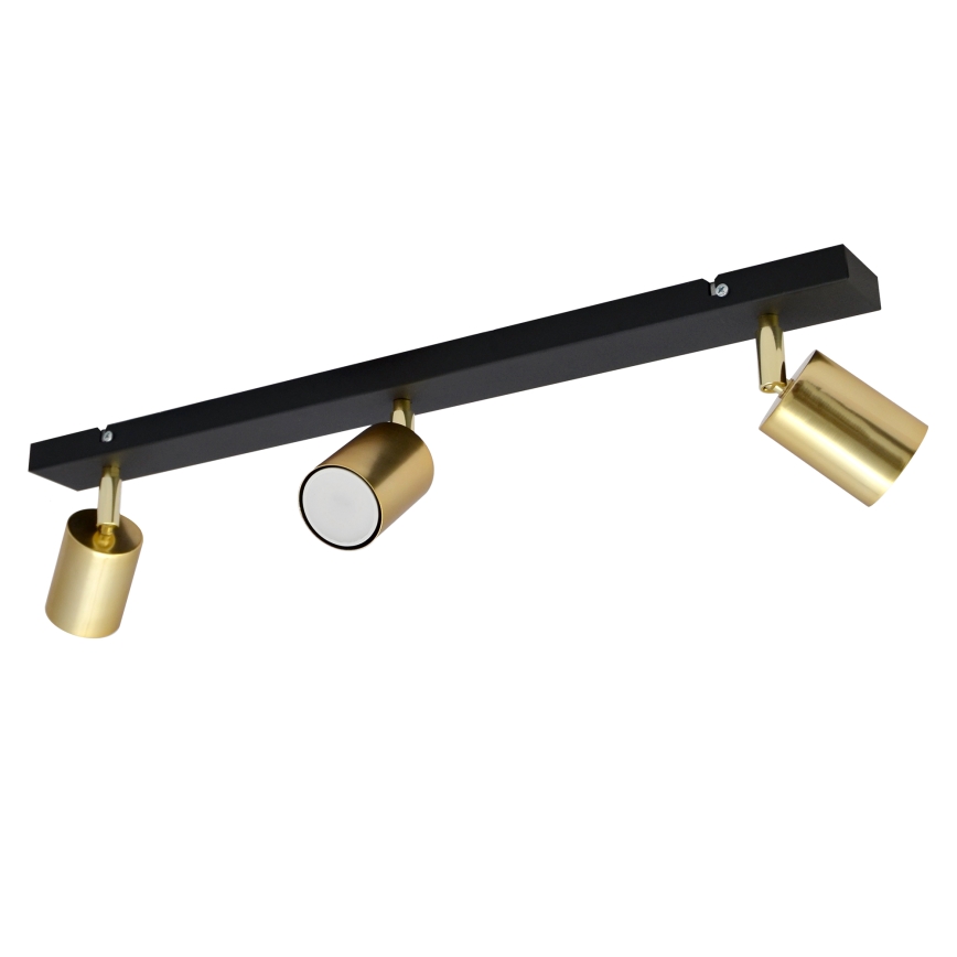 LED Strahler TUNE 3xGU10/4,8W/230V golden/schwarz