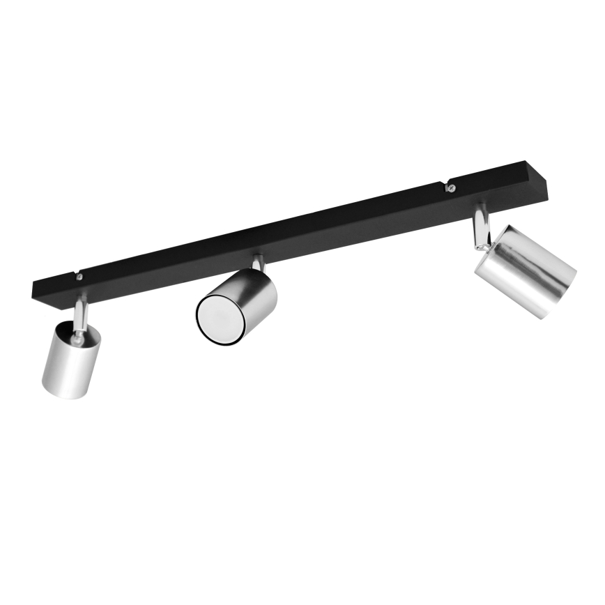 LED-Strahler TUNE 3xGU10/4,8W/230V mattes Chrom/schwarz
