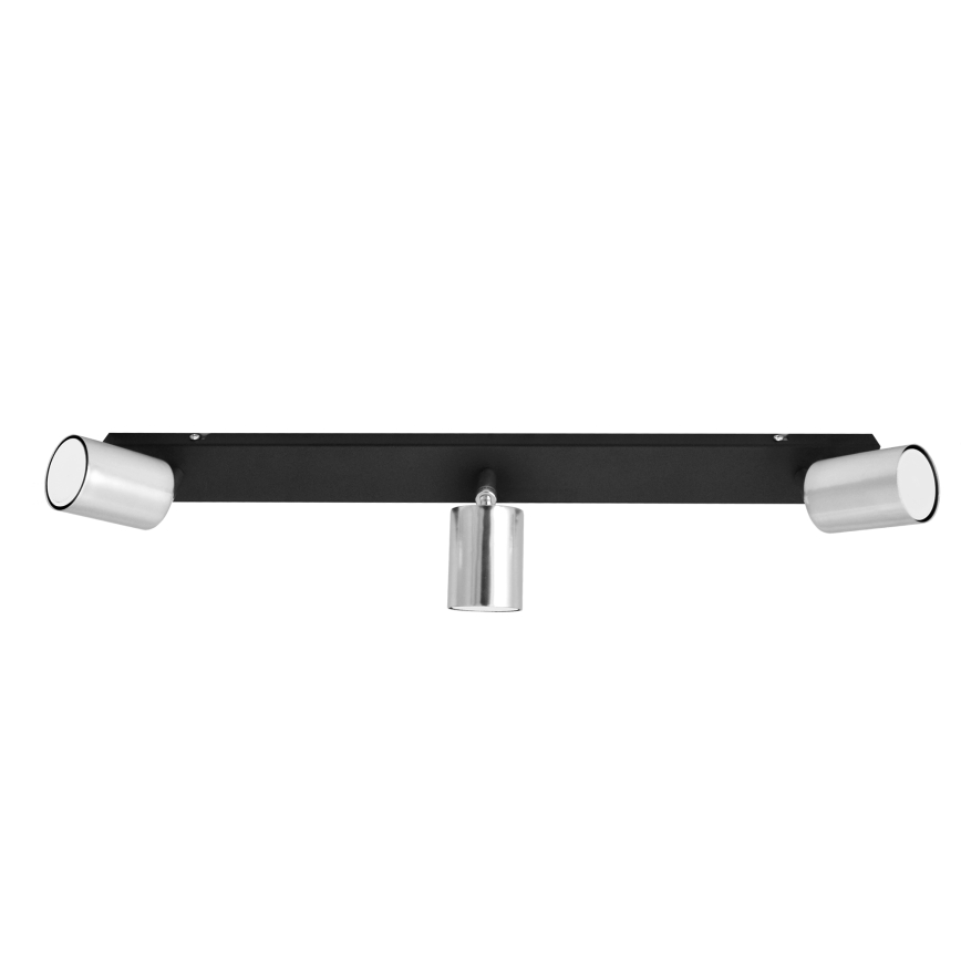LED-Strahler TUNE 3xGU10/4,8W/230V mattes Chrom/schwarz
