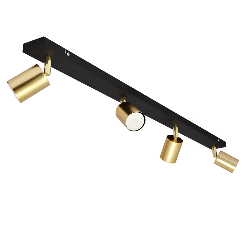 LED Strahler TUNE 4xGU10/4,8W/230V golden/schwarz