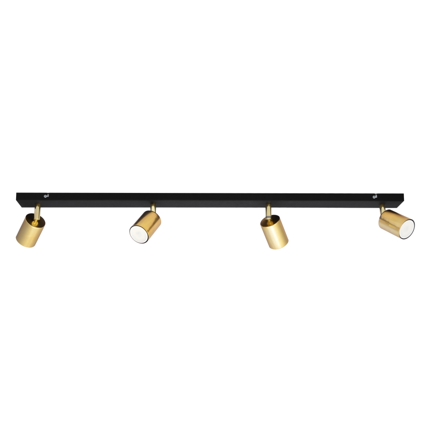 LED Strahler TUNE 4xGU10/4,8W/230V golden/schwarz