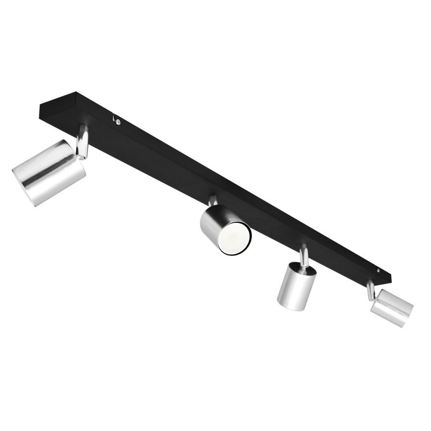 LED-Strahler TUNE 4xGU10/4,8W/230V mattes Chrom/schwarz