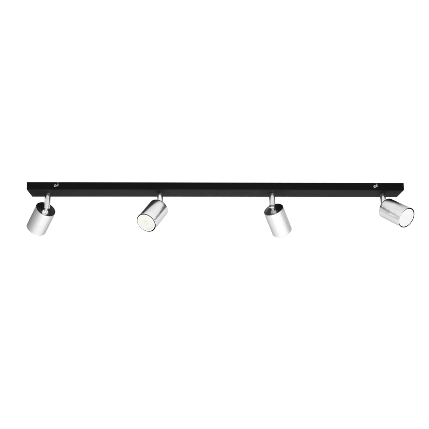 LED-Strahler TUNE 4xGU10/4,8W/230V mattes Chrom/schwarz