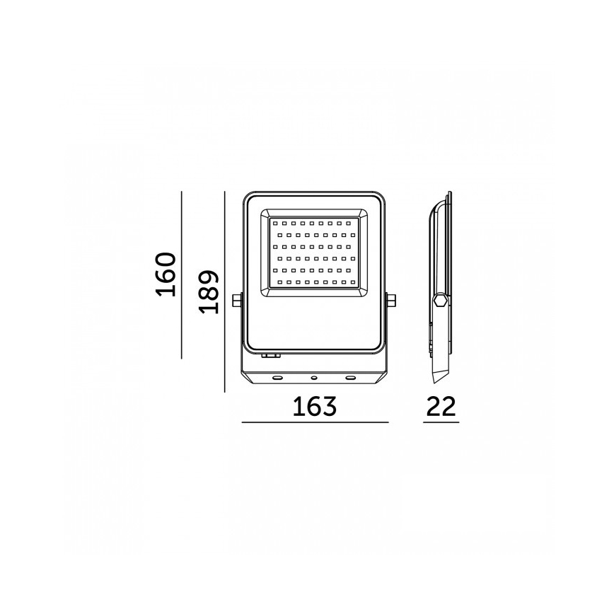 LED-Strahler ULSAN LED/50W/230V 4000K IP65
