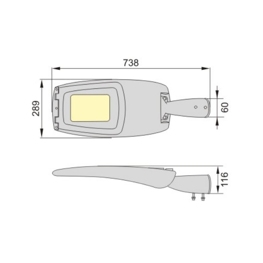 LED Straßenlaterne ADQUEN PLUS LED/150W/230V IP66