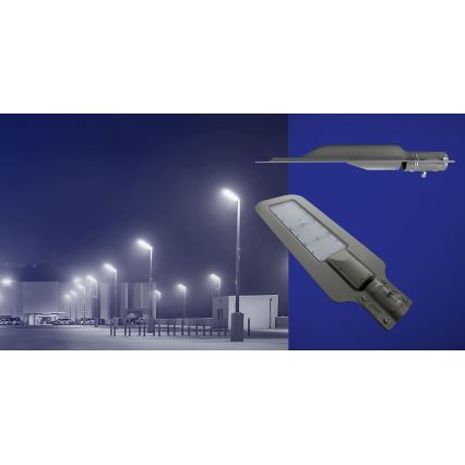 LED-Straßenleuchte KLARK LED/200W/230V IP65 grau