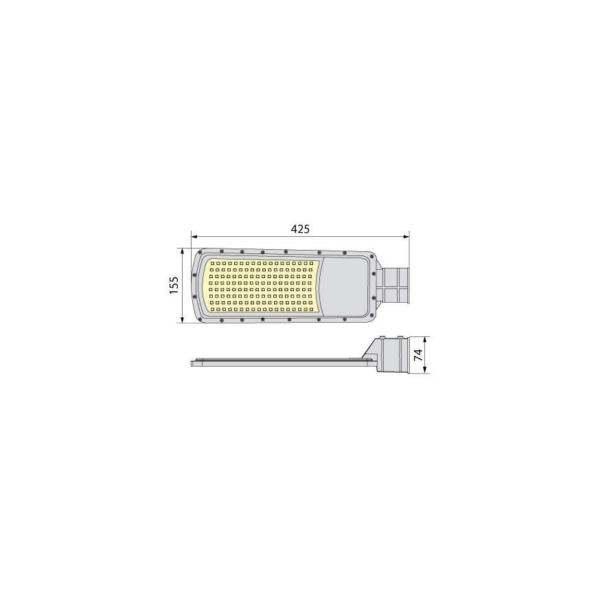 LED-Straßenleuchte NOVUM PLUS LED/100W/230V IP65 4000K