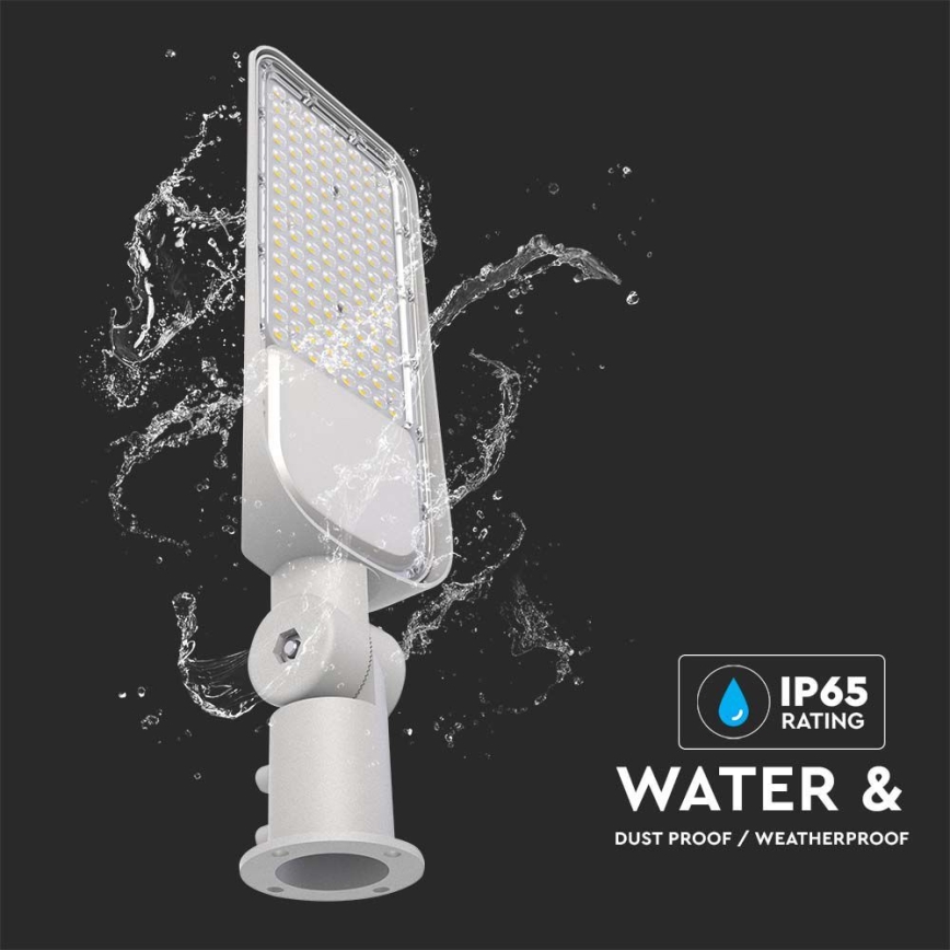 LED-Straßenleuchte SAMSUNG CHIP LED/30W/230V 6500K IP65 grau
