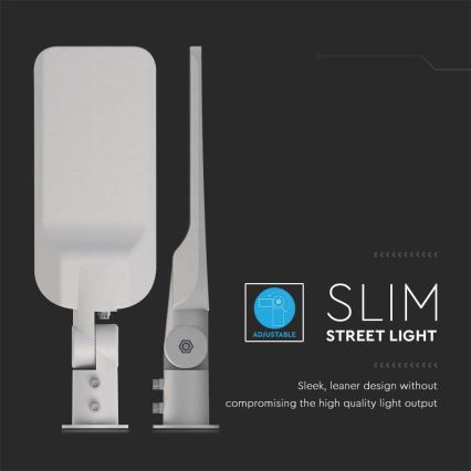 LED-Straßenleuchte SAMSUNG CHIP LED/30W/230V 6500K IP65 grau