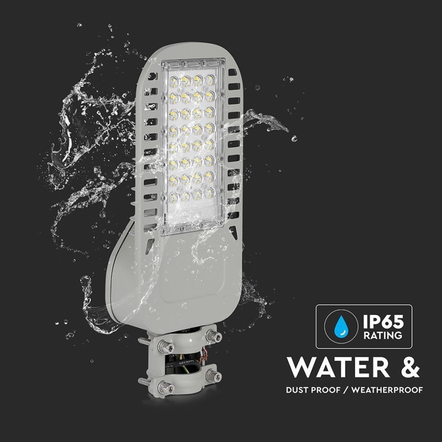 LED-Straßenleuchte SAMSUNG CHIP LED/50W/230V 6500K grau