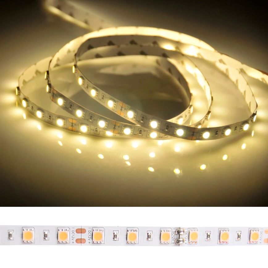 LED-Streifen 5 Meter LED/45W/12V IP65 weiß