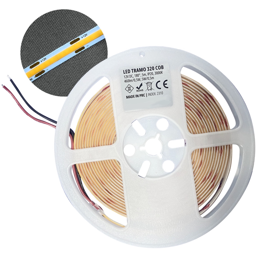 LED-Streifen LED/50W/12V 5 m 3000K IP65