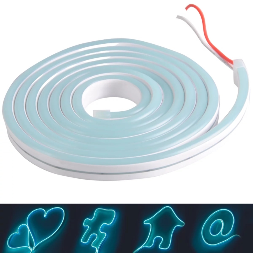 LED-Streifen NEON 5m LED/40W/24V blau IP65