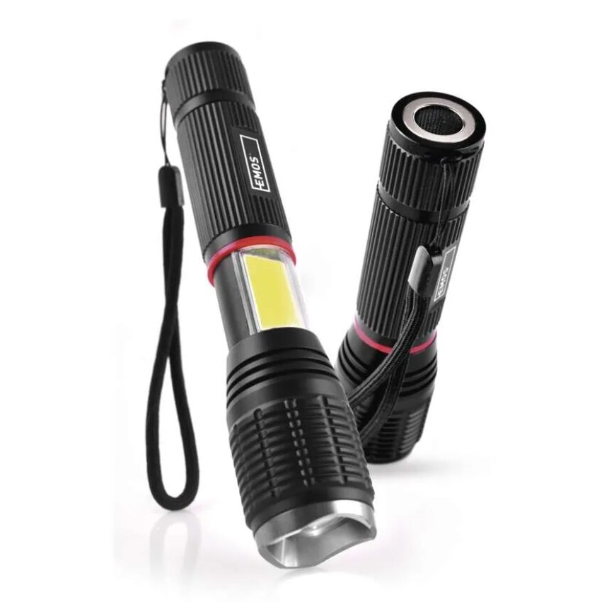 LED-Taschenlampe 2-in-1 COB LED/3xAAA