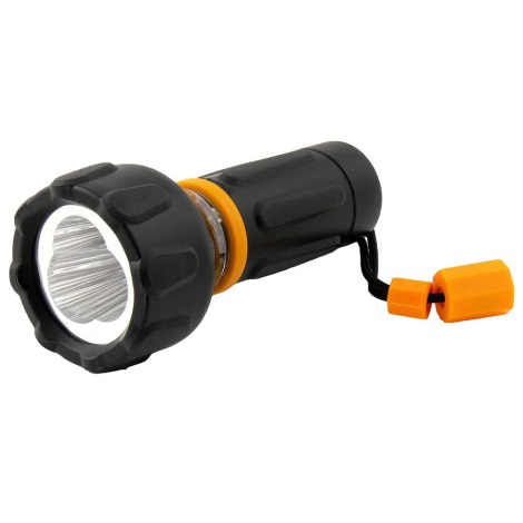 LED Taschenlampe 2in1 HS5987M 3xLED/3xAAA schwarz 119 mm