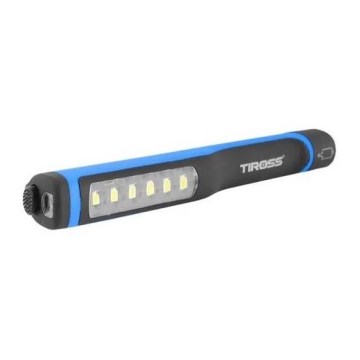 LED Taschenlampe TIROSS 6x+1x LED/1,5V/3xAAA