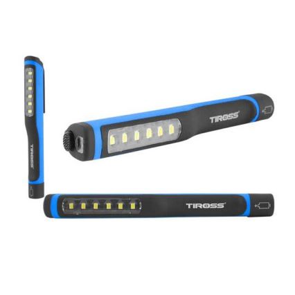 LED Taschenlampe TIROSS 6x+1x LED/1,5V/3xAAA