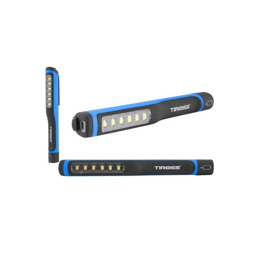 LED Taschenlampe TIROSS 6x+1x LED/1,5V/3xAAA