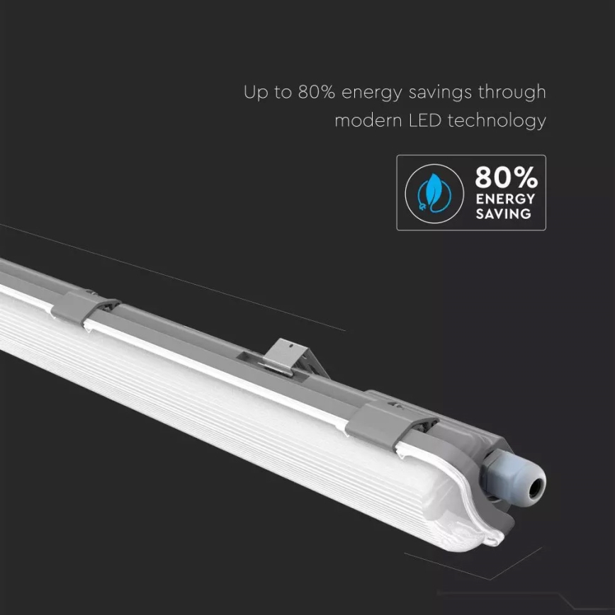 LED-Technisches Leuchtstofflampenleuchte T8 1xG13/18W/230V 4000K 120cm IP65