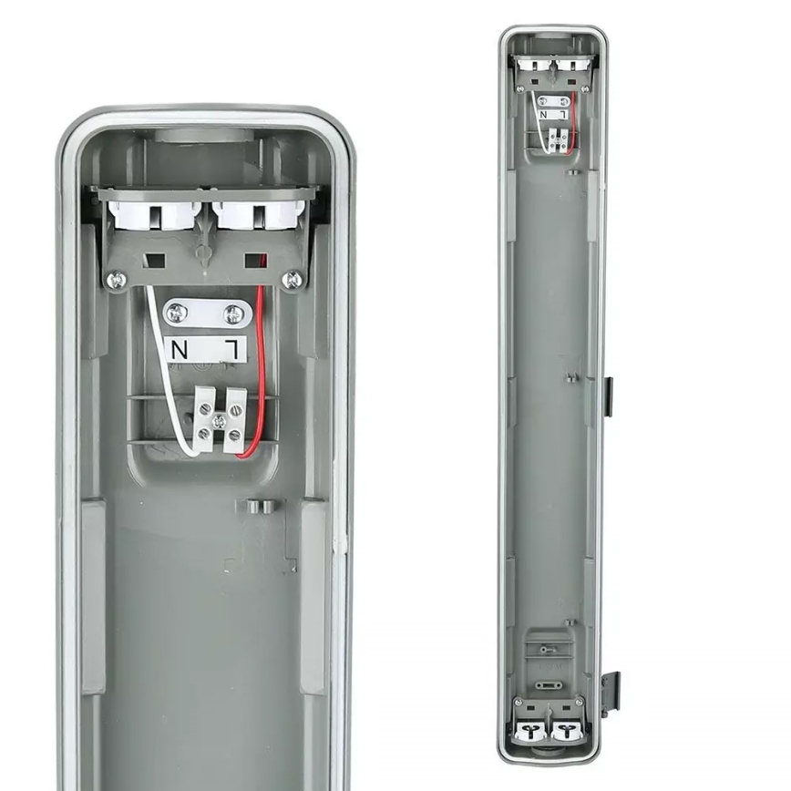 LED-Technisches Leuchtstofflampenleuchte T8 2xG13/10W/230V 4000K 60cm IP65