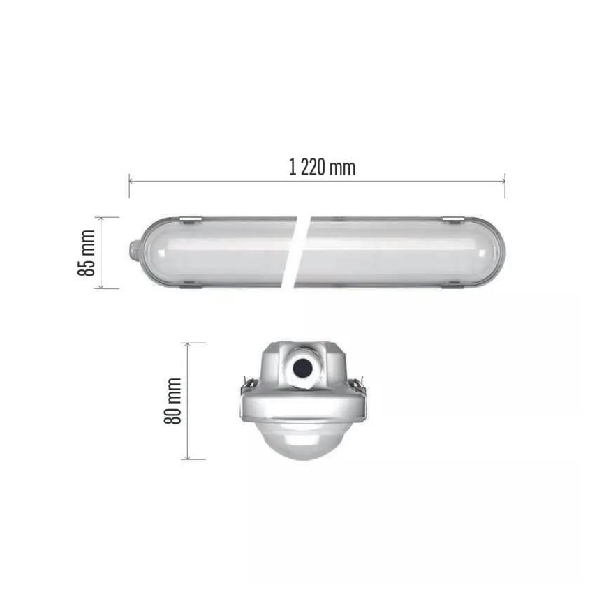 LED-dimmbare technische Leuchte mit Notlichtmodul EMERGENCY LED/24/29/34/38W/230V 4000/6500K 122 cm IP66