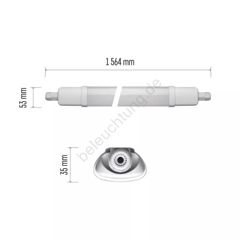 LED technische Leuchte LED/45W/230V IP65 4000K | Beleuchtung.de