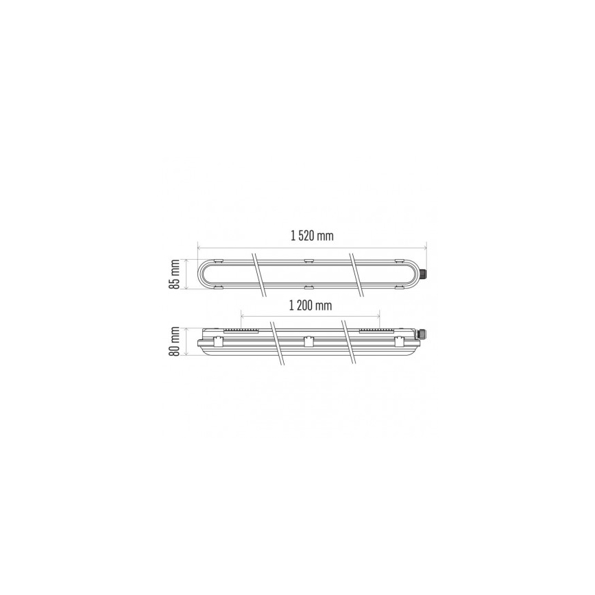 LED technische Leuchte LED/56W/230V IP66 4000K